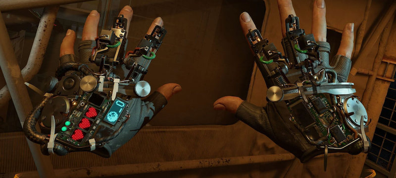 Half-Life: Alyx hands of the main character