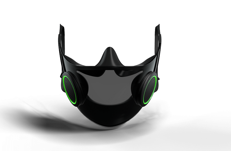 razer hazel mask with white background